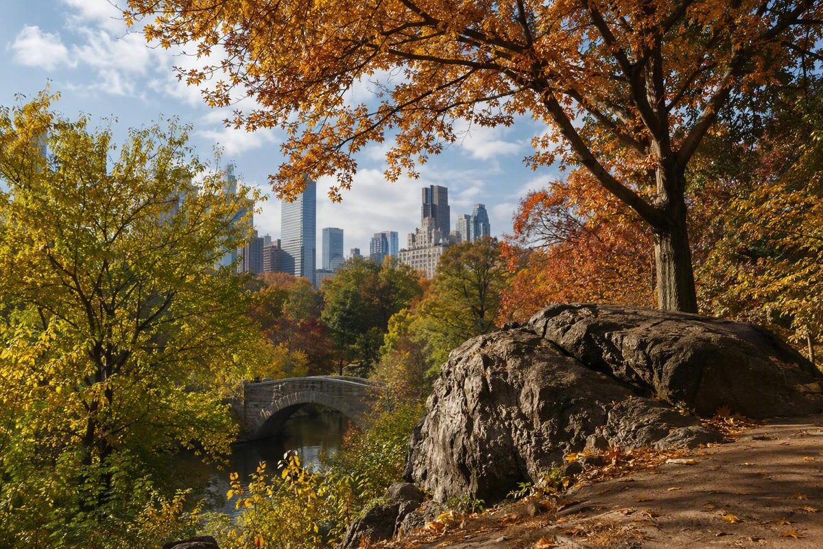 How to Build a Central Park Walk Around Autumn Color